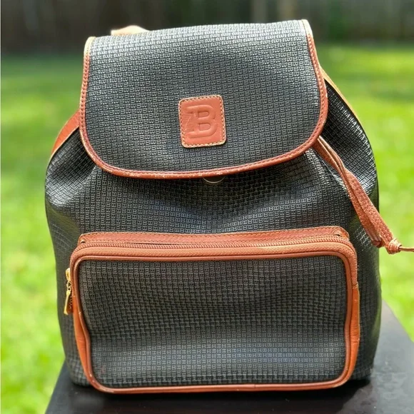 Vintage Bally Bundle- crossbody bag and backpack